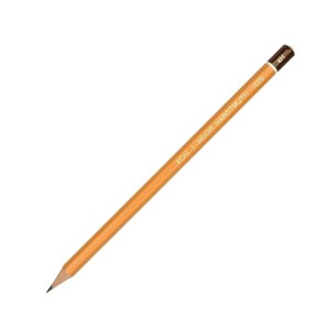 Ołówek drewniany 4H techniczny żółty 1500 KIN 1szt. /1500-4H/