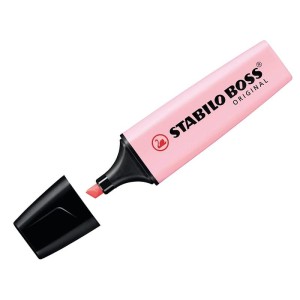Zakreślacz STABILO BOSS pastelowy różowy /70/129/
