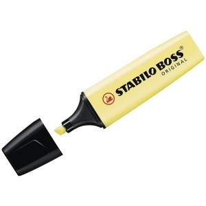 Zakreślacz STABILO BOSS pastelowy żółty-70/144-