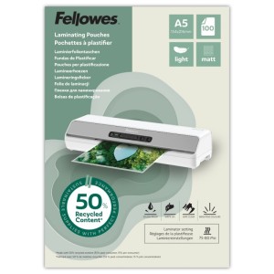 Folia do laminowania A5 154x216mm 80mic FELLOWES LIGHT matowa 100szt. /100143437/