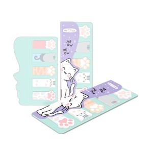 Notes samoprzylepny + zakładki indeksujące MESHU MEOW PAW /362698/