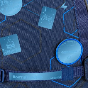 ZESTAW NAKLEJEK NA PLECAK NIEBIESKIE  /002114880000/