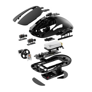 Bezprzewodowa mysz do gier rapoo v200pro 4k+8k czarna 1szt. /002263610000/