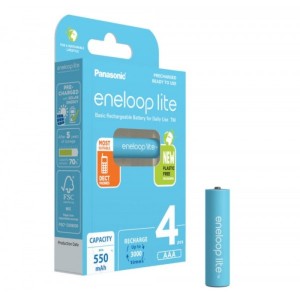 Akumulator AAA 550 mah panasonic eneloop lite 4szt. /002144270000/