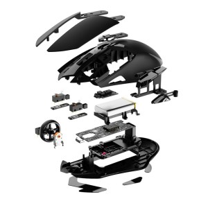 Bezprzewodowa mysz do gier rapoo v30pro 4k+8k czarna 1szt. /002263620000/