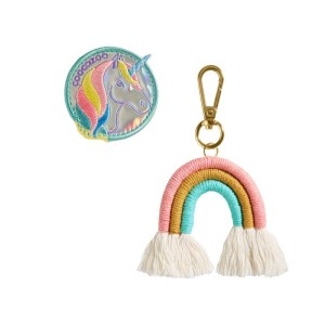 Zestaw zawieszek doPlecaka coocazoo colour up z karabińczykiem i rzepem unicorn 2szt. /002114510000/