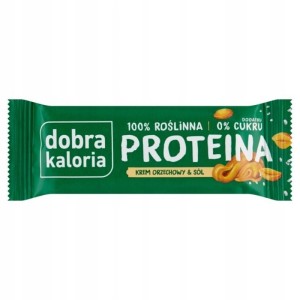 Baton owocowy DOBRA KALORIA proteinowy krem orzechowy i sól 45g 1szt.