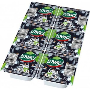 Dżem ŁOWICZ 6x25g czarna porzeczka