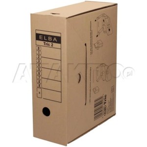 Pudło archiwizacyjne 110mm 110x340x270mm ELBA TRIC2 do teczek zawieszkowych E83411 1szt. /E83411//100552628/