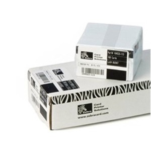 Karta biała pod nadruk ZEBRA 1szt. /104523-111/