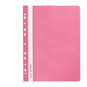 Skoroszyt zwykły A4 miękki BIURFOL różowy 1szt. /SPP-00-10/