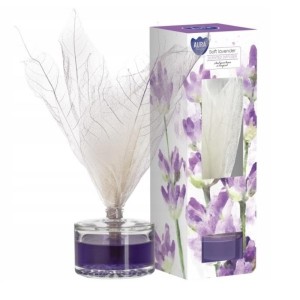 Odświeżacz/dyfuzor z liściem zapachowy 50ml BISPOL subtelna lawenda 1szt.