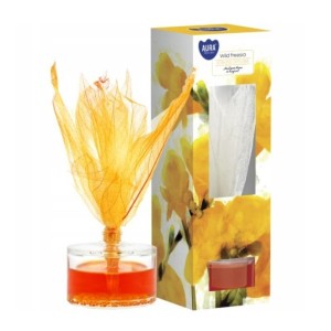 Odświeżacz/dyfuzor z liściem zapachowy 50ml BISPOL dzika frezja 1szt.