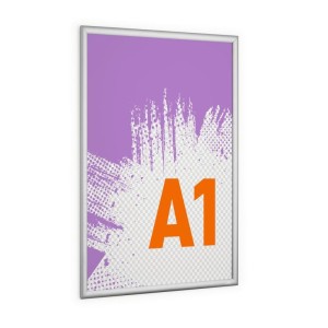 Ramka aluminiowa zatrzaskowa A1 DURABLE OUTDOOR srebrna 1szt. /506023/