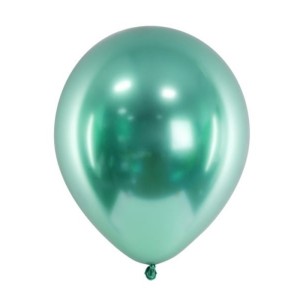 Balony 30cm PARTYDECO GLOSSY zielone butelkowe 50szt. /CHB1-012B-50/
