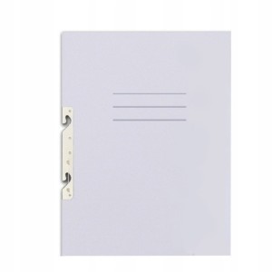 Skoroszyt zawieszkowy kartonowy A4 pełny BIGO biały