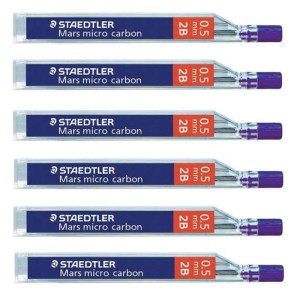 Grafit 0,5mm H STAEDTLER MARSMICROGRAPH CARBON 12szt.
