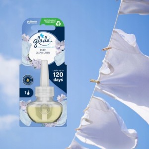 Odświeżacz elektryczny 20ml GLADE BY BRISE ELECTRIC PURE CLEAN LINEN zapas 1szt.