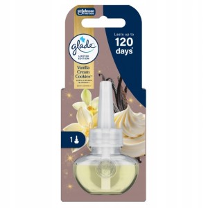Odświeżacz elektryczny 20ml GLADE BY BRISE ELECTRIC VANILLA CREAM COOKIES zapas 1szt.