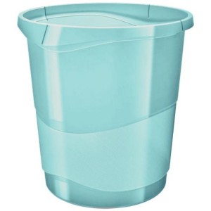 Kosz na śmieci 14l ESSELTE Colour'Ice niebieski transparnetny /626289/
