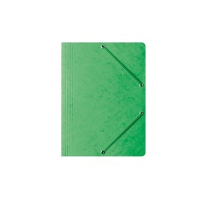 Teczka z gumką na rogach A4 preszpanowa 390g BANTEX zielona 1szt. /400087821/