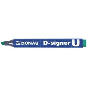 Marker permanentny okrągły 4 mm DONAU D-signer U zielony