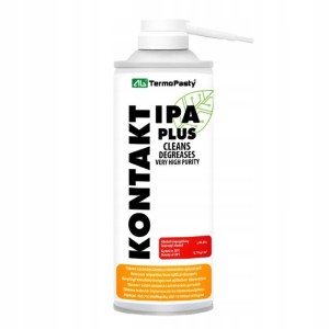 Płyn do czyszczenia elementów optycznych urządzeń elektrycznych kontakt IPA PLUS 0,4L SPRAY 1szt.