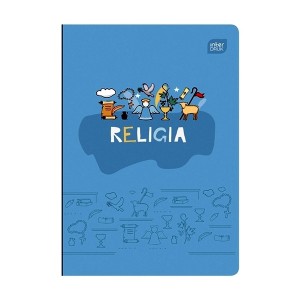 Zeszyt tematyczny A5/60 kratka 70g brak adresówki INTERDRUK religia okładka hybrydowa 1szt. /ZE60#RELHYB/