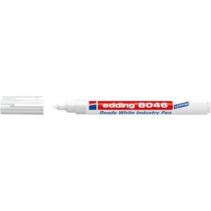 Marker permanentny okrągłyt 1,0-3,0mm przemysłowy EDDING E-8046 biały 1szt. /ED-8046049/