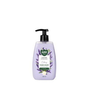 Mydło w płynie z pompką 500ml BISPOL AURA CARE LAVENDER zapach lawendowy 1szt. /AHW-004-002/