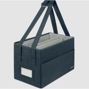 Torba kompaktowa na akcesoria do pracy przy "gorących biurkach" LEITZ FABRIC szara 1szt.  /65760089/