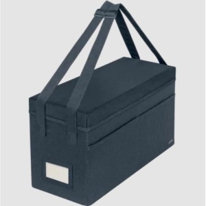 Torba z pokrywką na akcesoria do pracy przy "gorących biurkach" LEITZ FABRIC szara 1szt. /67230089/