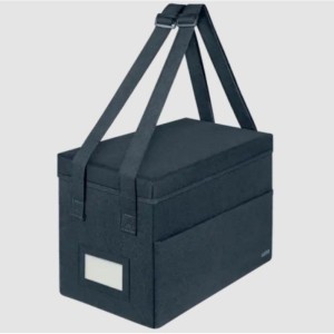Torba kompaktowa z pokrywką na akcesoria do pracy przy "gorących biurkach" LEITZ FABRIC szara 1szt. /67240089/