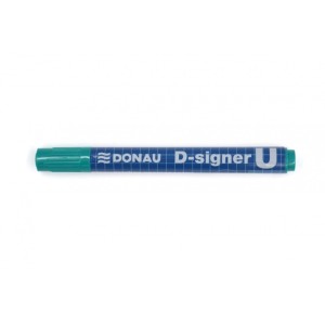 Marker permanentny DONAU D-Signer ścięty zielony