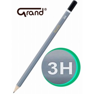 Ołówek drewaniany techniczny GRAND 3H 1szt.