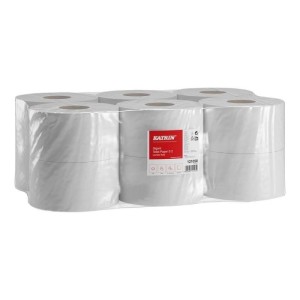 Papier toaletowy makulatura 2-warstwowy biały 2x15,7g 92m KATRIN SYSTEM TOILET ECO 1szt. /103424/