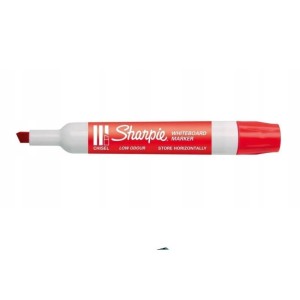 Marker suchościeralny ścięty SHARPIE LO czerwony 1szt. /S0743931/