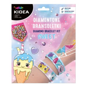 Zestaw kreatywny diamentowe bransoletki KIDEA SWEET 1szt. /DBSKA/