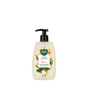 Mydło w płynie z pompką 500ml BISPOL AURA CARE VANILLA zapach waniliowy 1szt. /AHW-004-003/