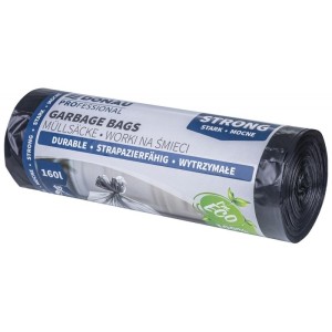 Worki na śmieci 160L LDPE 35µm DONAU PROFESSIONAL czarne 10szt. /22227742-05/