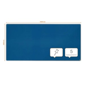 Tablica filcowa ogłoszeniowa NOBO PREMIUM PLUS 240x120cm niebieska 1szt /1915193/
