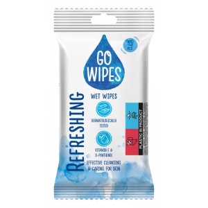 Chusteczki kosmetyczne nawilżane GOWIPES uniwersalne 15szt. /BS-GW-659283/