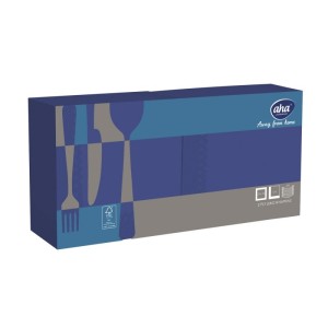 Serwetki dwuwarstwowe 33x33 AHA granatowe 250szt. /AHAP-534518/