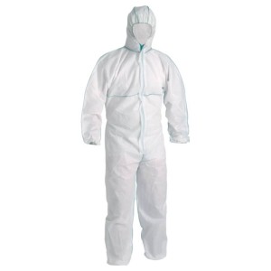 Kombinezon ochronny CHEMSAFE z kapturem rozmiar XXL biały 1szt. /V0315001080005/