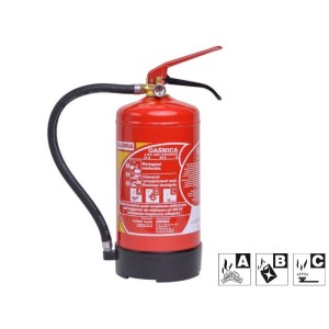 Gaśnica proszkowa Gloria PD 4 GA 4kg ABC/E EN 3