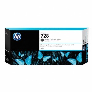 Tusz HP 728 DO DESIGNJET T730/T830 matowy czarny OEM 300ml /F9J68A/