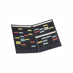 Planer mini przenośny 4 kolumny 136 okienek rozmiar 1,5 T-CARD NOBO 1szt.  /3084000/