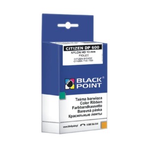 Taśma barwiąca CITIZEN DP 600 fioletowa, nylonowa Black Point