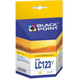 Tusz BROTHER LC123Y yellow BLACK POINT /BPBLC123Y/