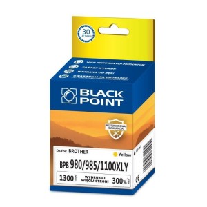 Tusz Zamienny do BROTHER LC980/1100Y marki Black Point, yellow